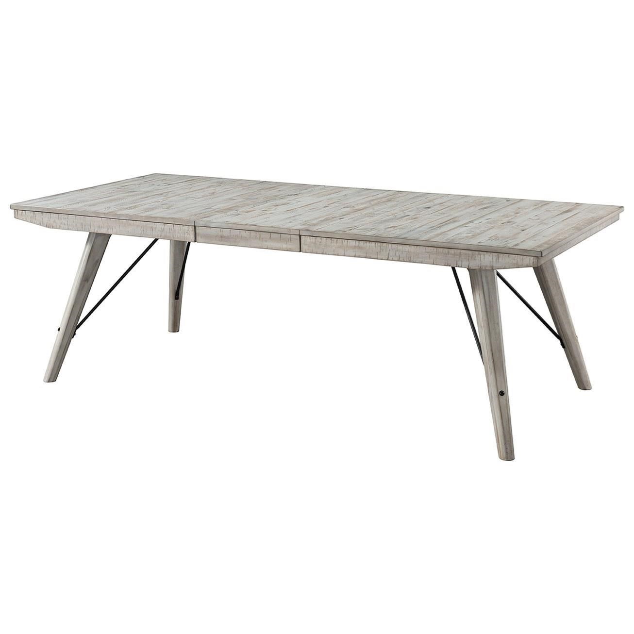 Intercon Modern Rustic Contemporary Rectangular Dining Table with Leaf